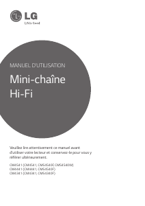 Mode d’emploi LG CM4341 Stéréo