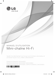 Mode d’emploi LG CM4321 Stéréo