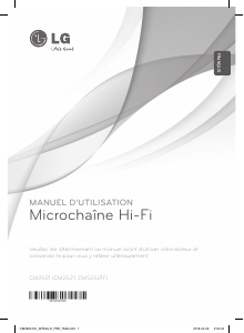 Mode d’emploi LG CM2521 Stéréo
