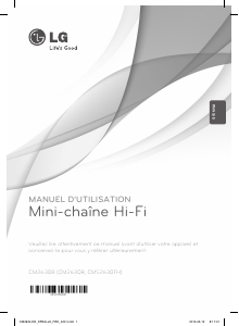Mode d’emploi LG CM2630B Stéréo