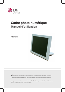 Mode d’emploi LG F8012N-BN Cadre photo numérique