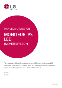 Mode d’emploi LG 34UC88-B Moniteur LED