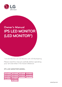 Handleiding LG 23MP57VQ-P LED monitor