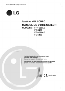 Mode d’emploi LG FFH-389AD Stéréo