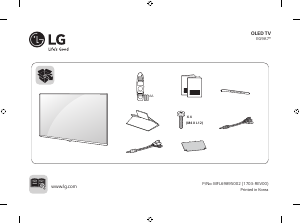 Handleiding LG 55EG9A7V OLED televisie