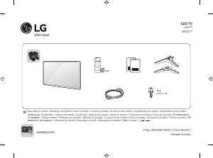 Handleiding LG 32LJ500U LED televisie