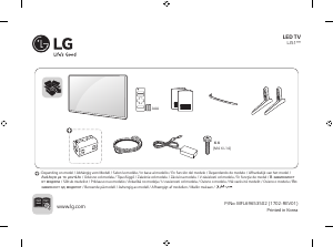 Handleiding LG 49LJ5150 LED televisie