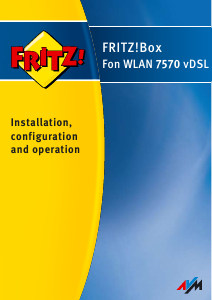 Manual Fritz! Box 7570 Router