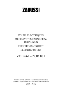 Mode d’emploi Zanussi ZOB881QW Four