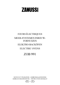 Mode d’emploi Zanussi ZOB991QLX Four