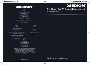 Bedienungsanleitung Medion GoPal X4345 M40 (MD 98526) Navigation