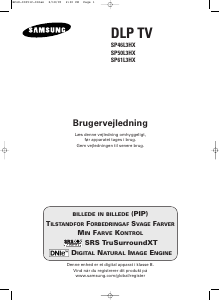 Brugsanvisning Samsung SP-50L3HX TV