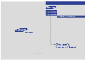 Handleiding Samsung CL32Z7HE Televisie
