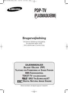 Brugsanvisning Samsung PS-42P4A1 Plasma TV
