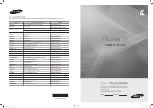 Bruksanvisning Samsung PS42B435P2W Plasma-TV