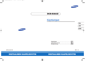 Handleiding Samsung DCB-B263Z Digitale ontvanger