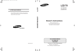 Handleiding Samsung LE15S51B LCD televisie