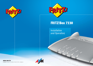 Manual Fritz! Box 7330 Router