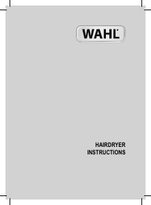 Bruksanvisning Wahl ZX857 Hårtork