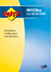 Manual Fritz! Box 7270 Router