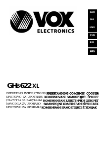 Handleiding Vox GHB622XL Fornuis