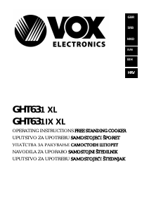 Priročnik Vox GHT631XL Obseg