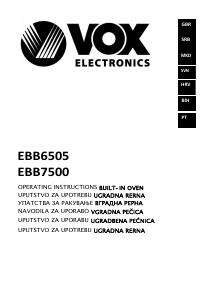 Manual Vox EBB6505 Oven