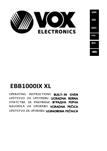 Manual Vox EBB1000IX Oven