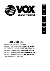 Priročnik Vox EBI200DB Grelna plošča