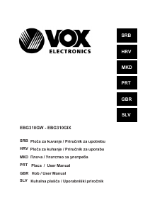 Manual Vox EBG310GIX Placa