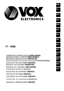 Manual Vox FT5318 Fritadeira
