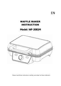 Manual Vox WF2081M Waffle Maker