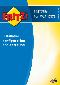 Manual Fritz! Box 7170 Router