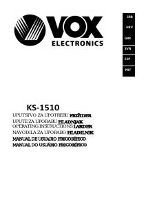 Manual Vox KS1510 Refrigerator