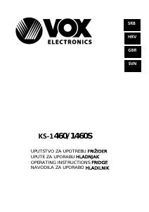 Manual Vox KS1460S Refrigerator