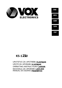 Manual Vox KS1210 Refrigerator
