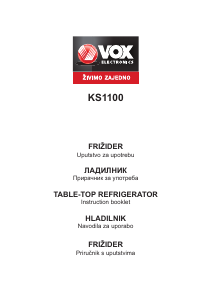 Manual Vox KS1100 Refrigerator