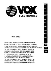 Bedienungsanleitung Vox DPS6220 Bügeleisen