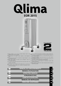 Manual Qlima EOR2015 Aquecedor