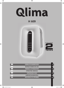 Manual Qlima H609 Humidifier