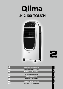 Manual Qlima LK 2100 Touch Ar condicionado