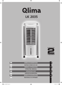 Manual Qlima LK 2035 Ar condicionado