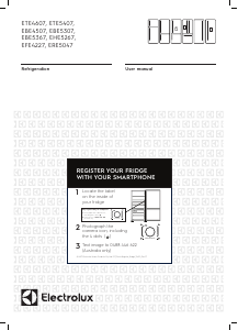 Handleiding Electrolux EBE4507BB Koel-vries combinatie