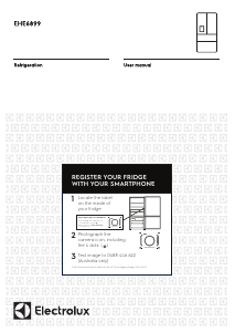 Bruksanvisning Electrolux EHE6899SA Kyl-frys