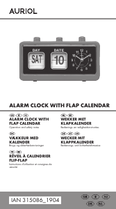 Manual Auriol IAN 315086 Alarm Clock