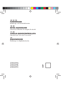 Mode d’emploi Auriol IAN 69001 Réveil