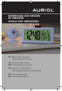 Manual Auriol IAN 49049 Despertador