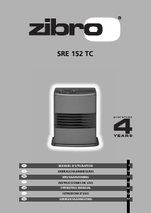 Mode d’emploi Zibro SRE 152 TC Chauffage