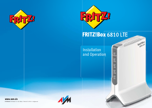 Manual Fritz! Box 6810 LTE Router