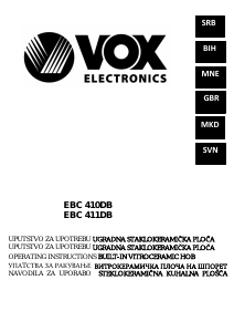 Handleiding Vox EBC410DB Kookplaat